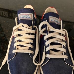 El Ganso Canvas Sneakers, Red/White/Blue, EU Size 43 (US 10)